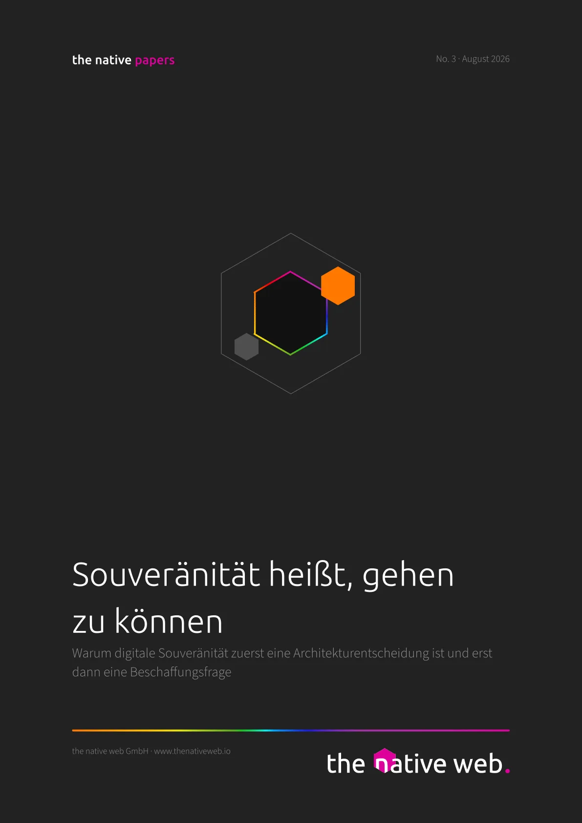 Souveränität heißt, gehen zu können