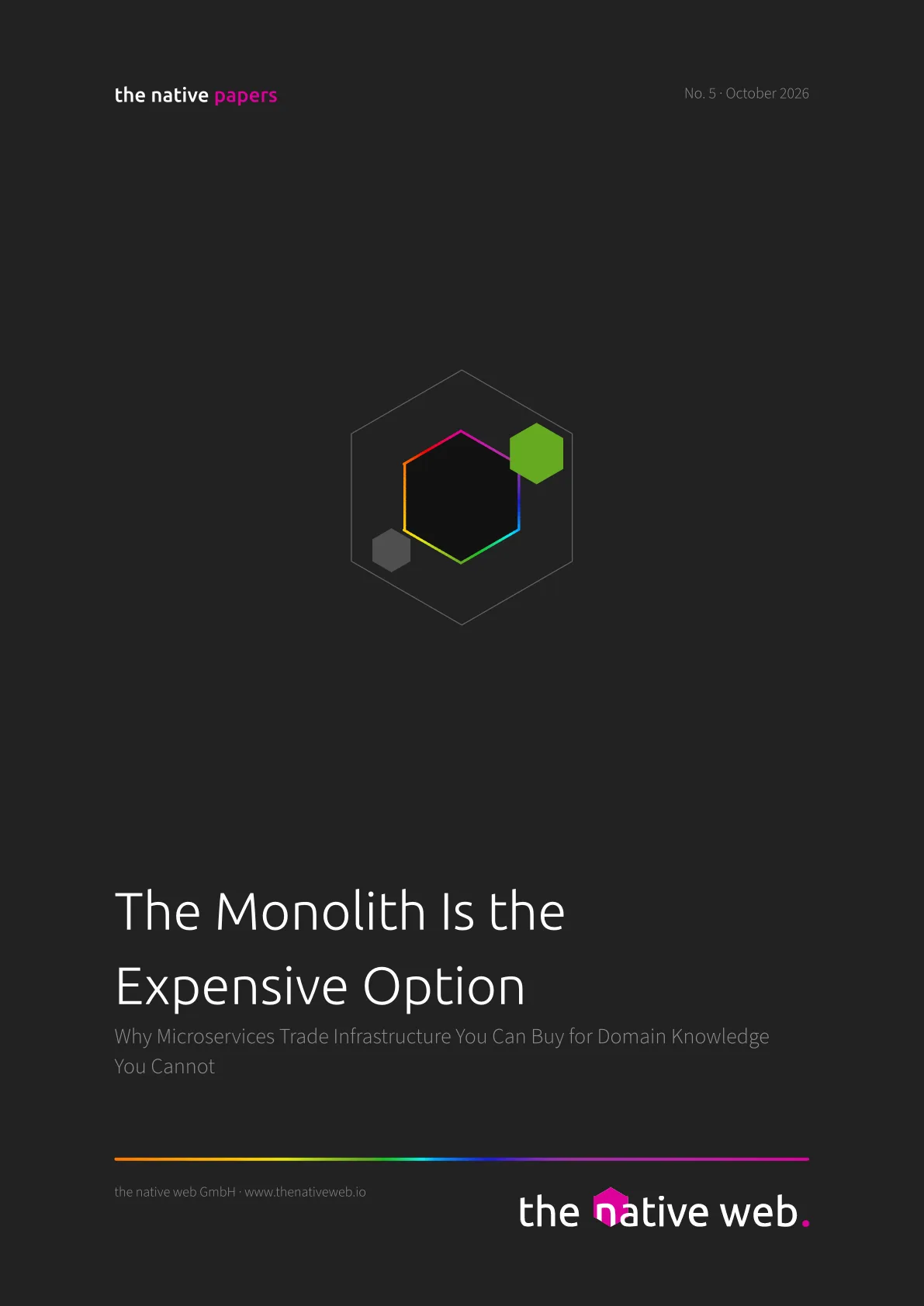 The Monolith Is the Expensive Option